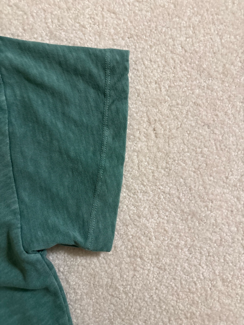 Marine Layer Women’s V-Neck Short Sleeve Polo Tee 100% Cotton Size L Green - Picture 8 of 12